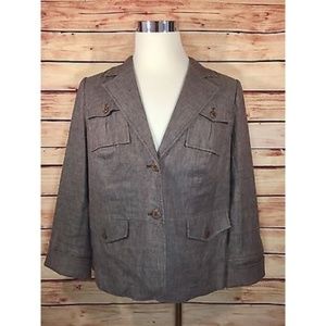 ‼️Lane Bryant Linen Jacket Blazer